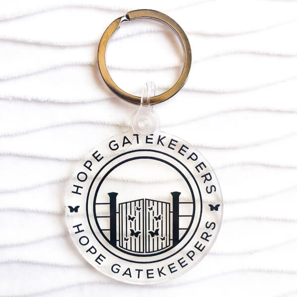 Hope Gatekeepers Logo Keychain